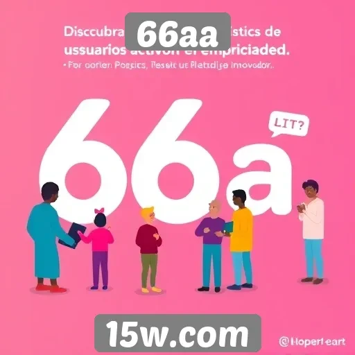 Estatísticas de usuários ativos no 66aa