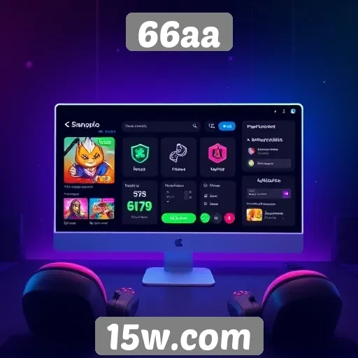 Explorando a interface amigável do site 66aa